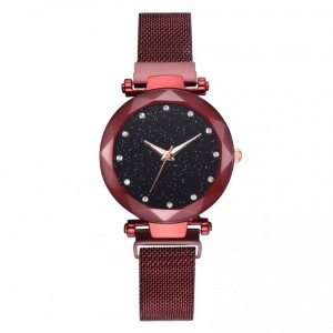 Ceas Lux01 Luxary Diamond Lady Red