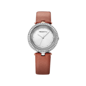 Ceas Dama CDR004 Luxary Rebirth Queen Orange Leather