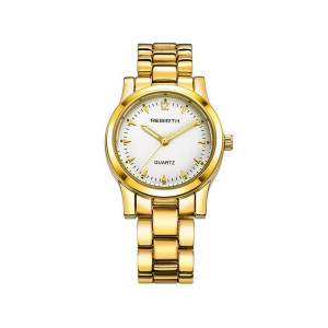 Ceas Dama CDR026 Luxary Rebirth Metal XED Gold White