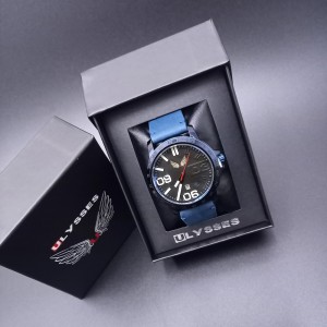 Ceas Ulysses U007WB Blue Black + cutie cadou originala Ulysses 
