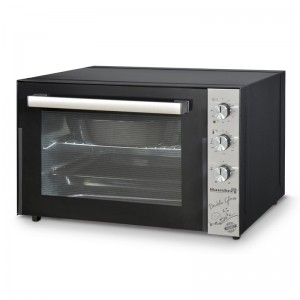 Cuptor electric Hausberg HB8020 capacitate 70l, ventilator turbo, Lampa interior Resigilat 