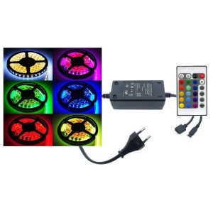Banda 300 Led RGB de 5m, cu telecomanda