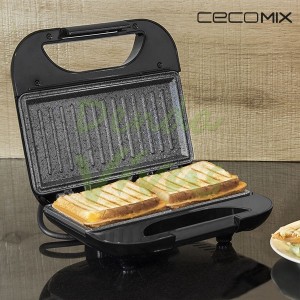 Aparat pentru Sandvișuri 750W înveliș ecologic din piatră RockStone